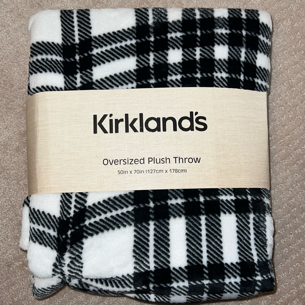 Kirkland’s Oversized Plush Throw